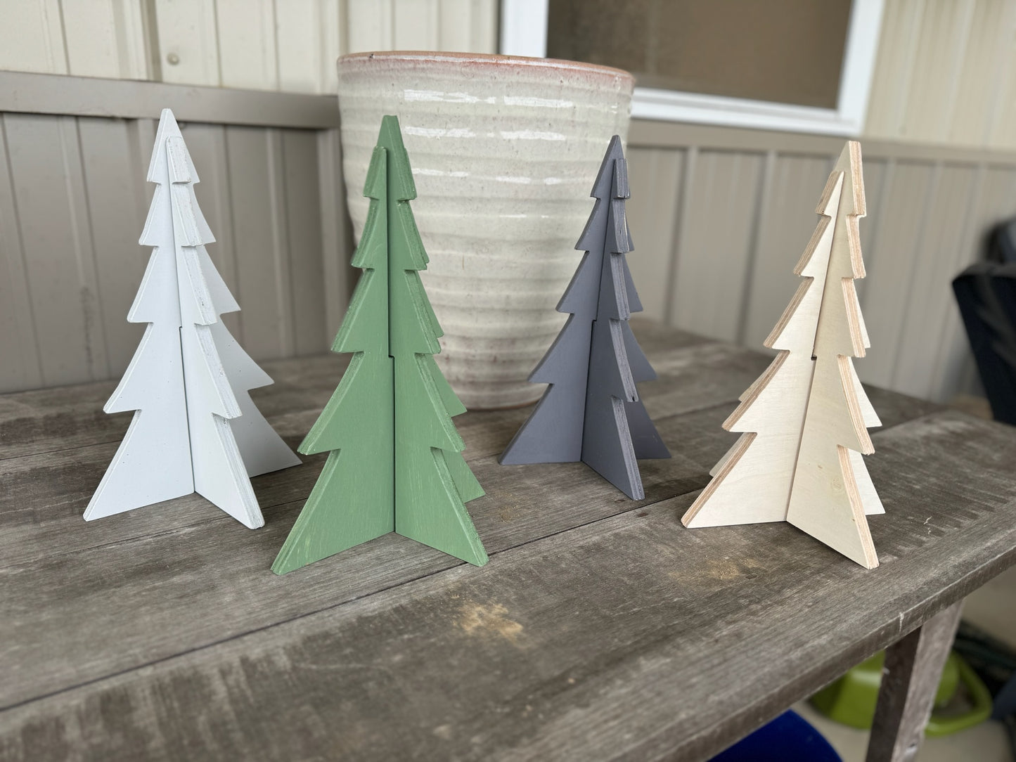 3 dimensional Christmas trees