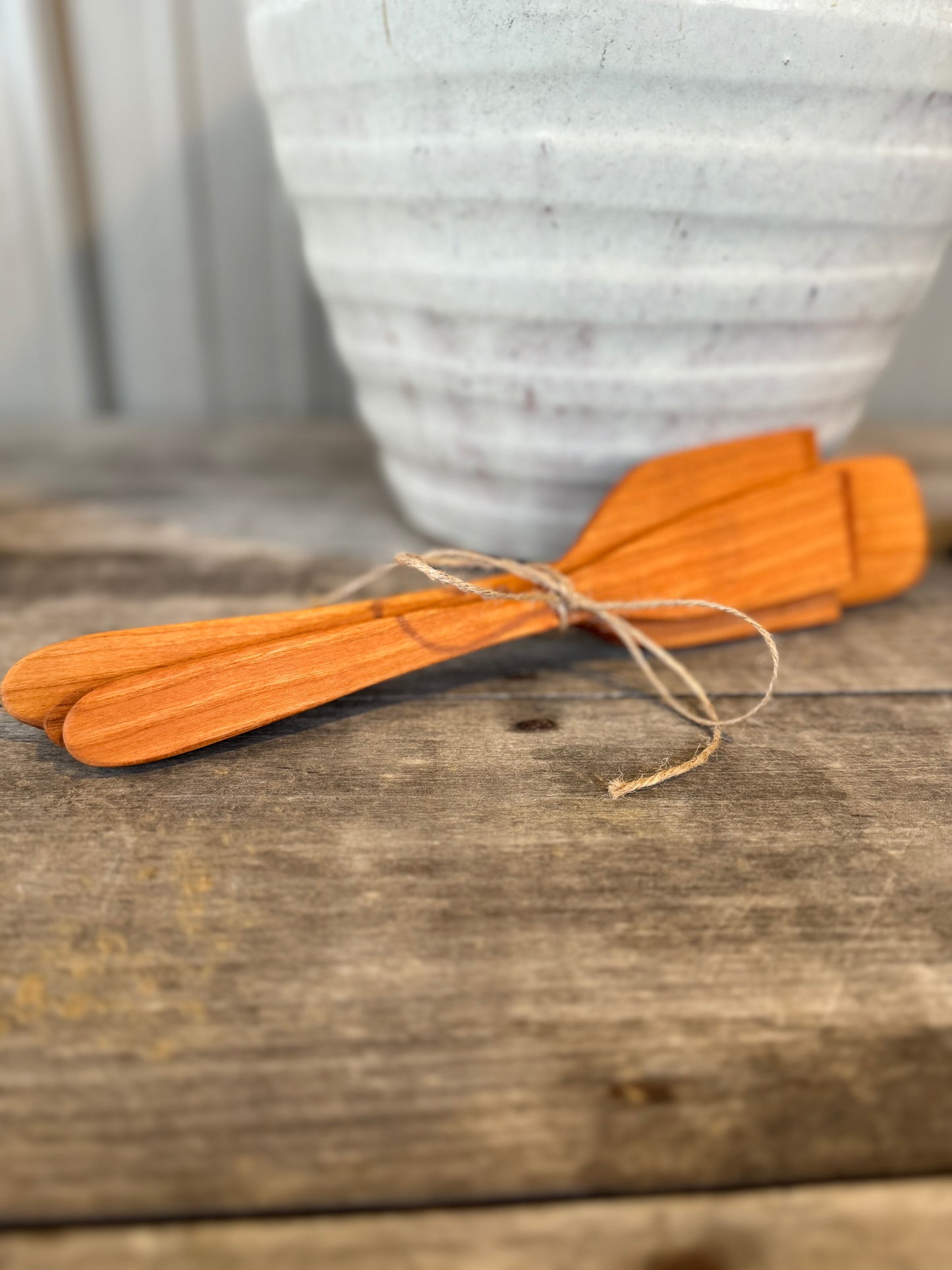 Wooden Spatula Set (includes 3 sizes)