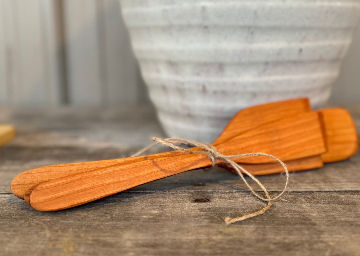 Wooden Spatula Set (includes 3 sizes)