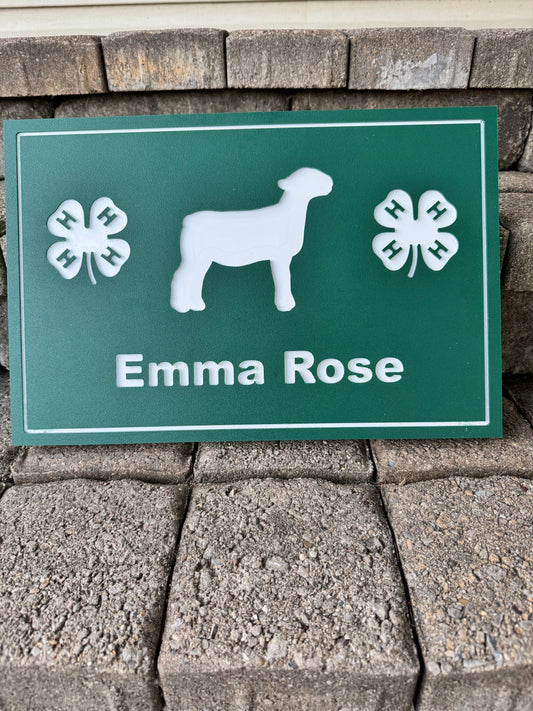 4-H Fair Stall Signs