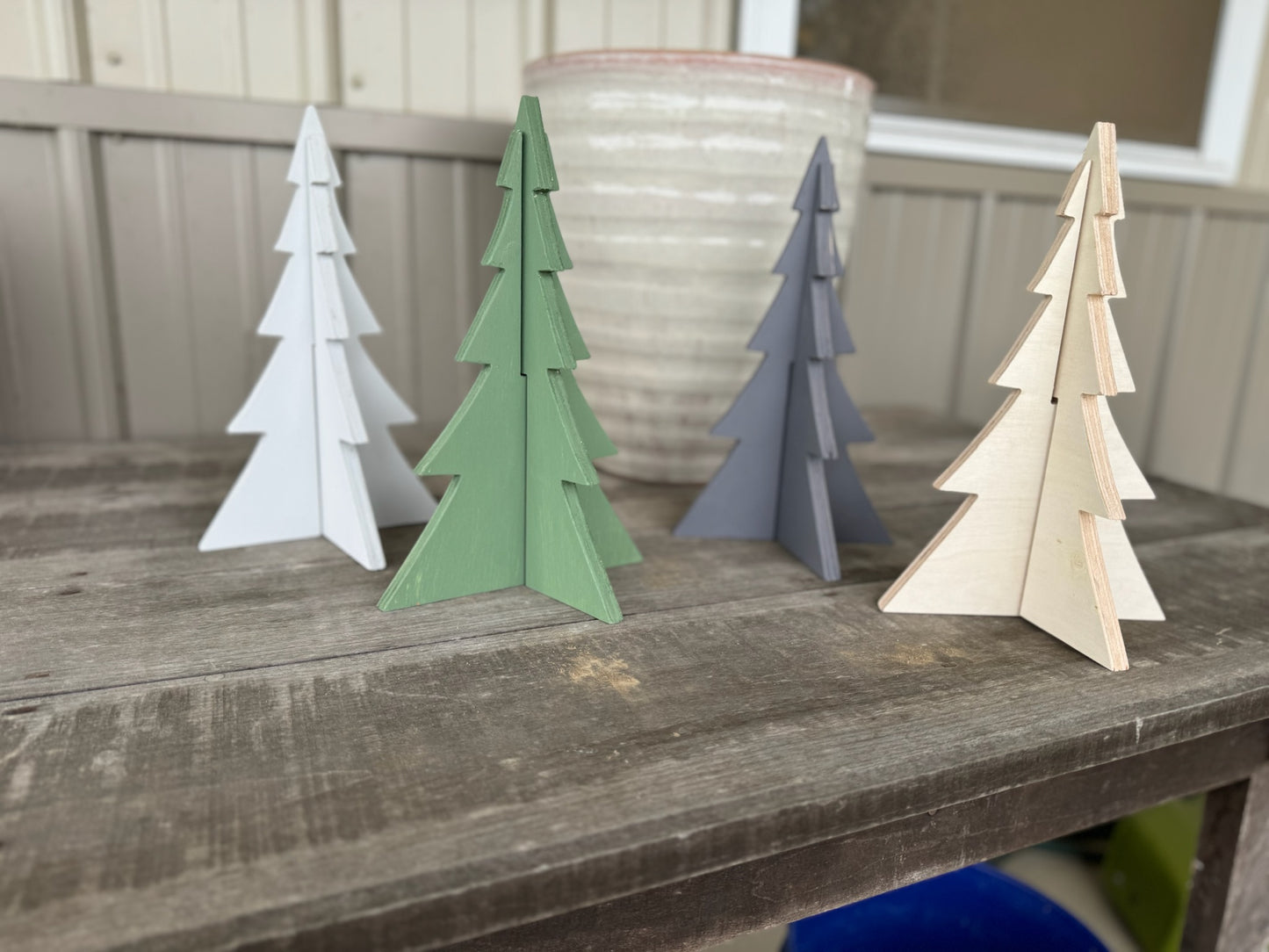 3 dimensional Christmas trees