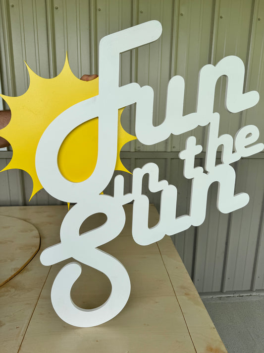 2 Layer PVC sign