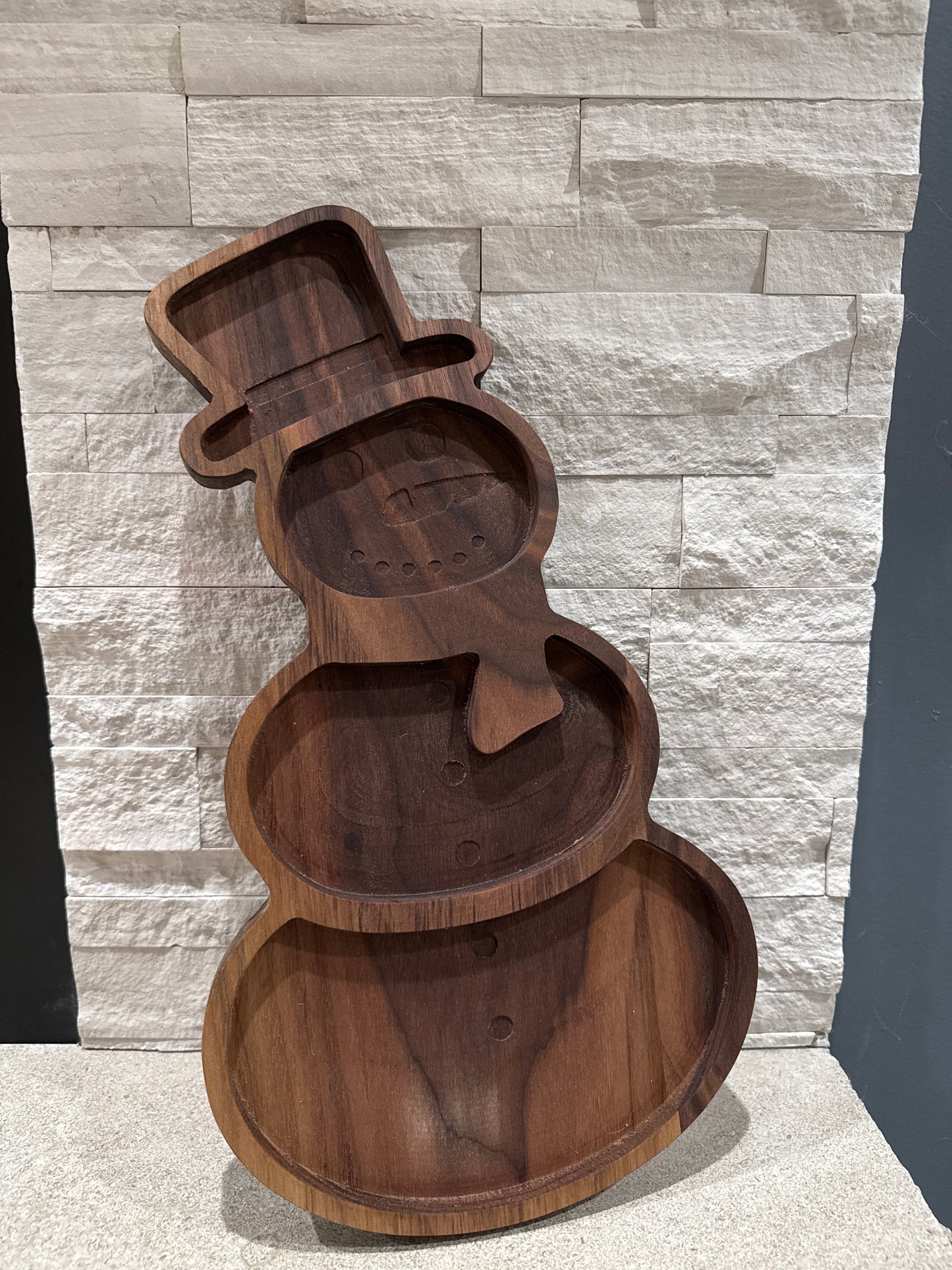 Snowman Serving Tray