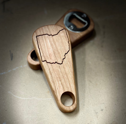 Custom Wood Bottle openers