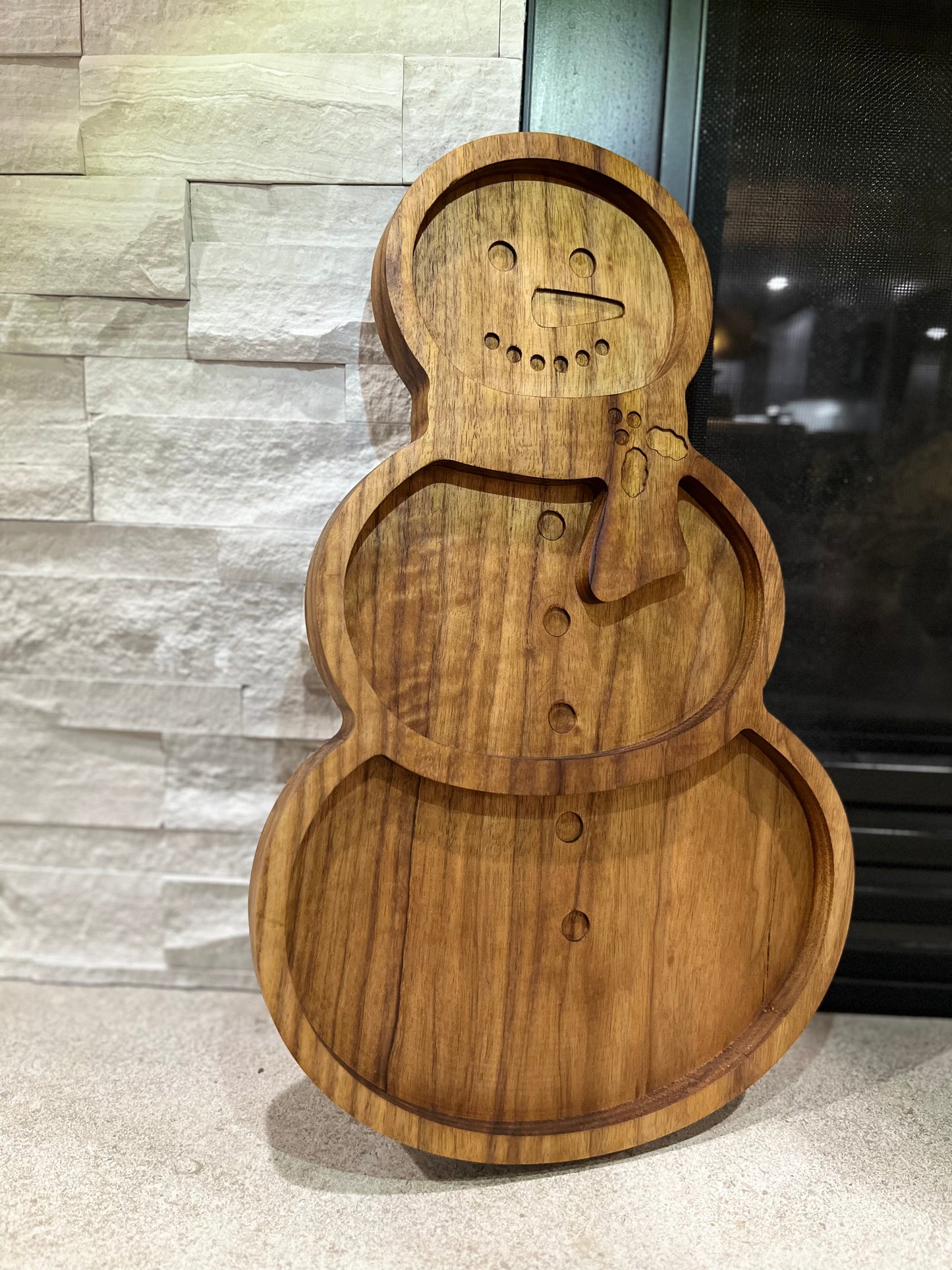 Snowman Serving Tray